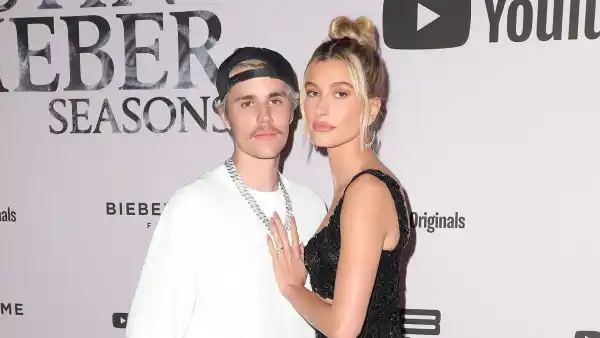 Justin Bieber Makes NSFW Comment About Hailey Baldwin Jaw Pink Pants Black Dress