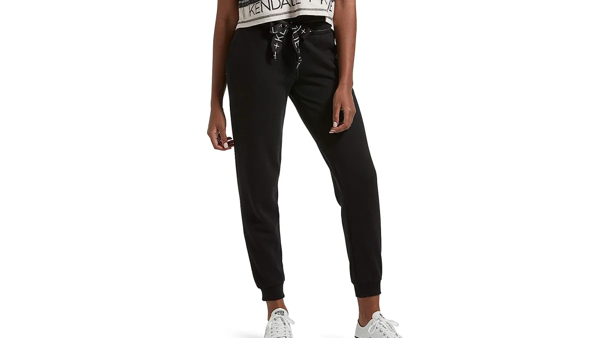 KENDALL + KYLIE Women's Oversized Drawstring Lounge Pant