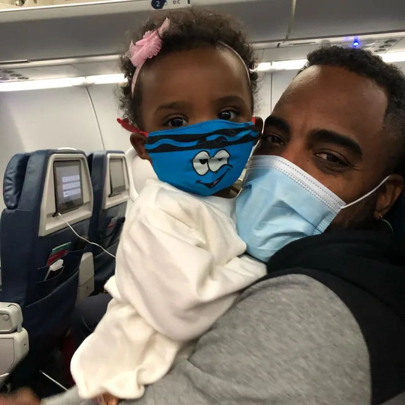 Kandi Burruss Real Housewives of Atlanta Kids Wearing Face Masks