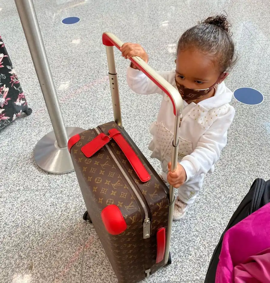 Kenya Moore Brooklyn Louis Vuitton Face Mask