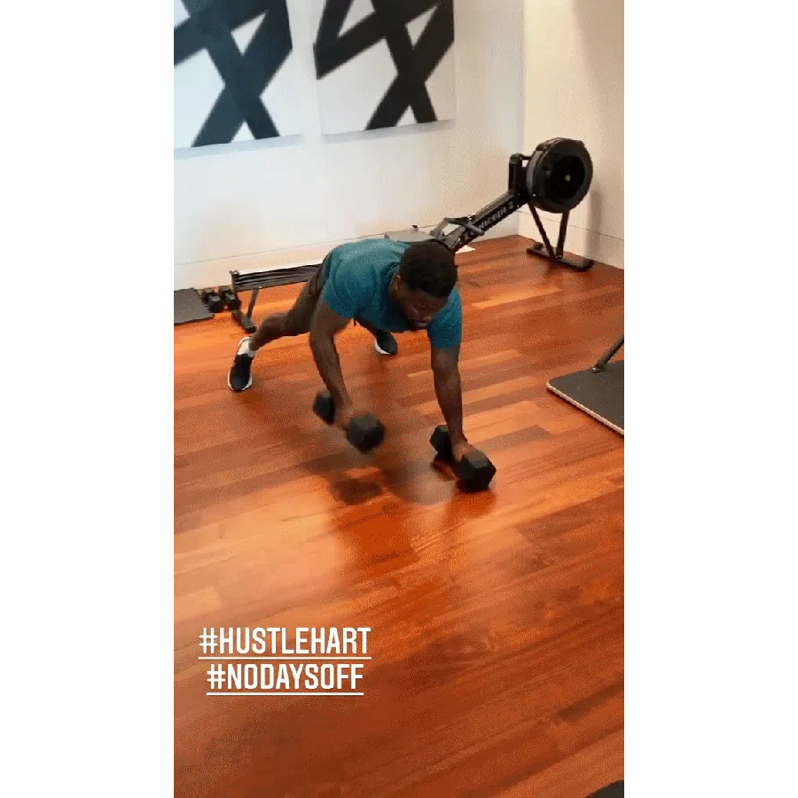 Kevin Hart Stars Share Their Workout Routines Amid Coronavirus