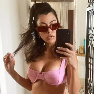 Kourtney Kardashian Shuts Down Pregnancy Rumors in New Bikini Pics