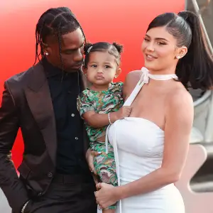 Kylie Jenner and Daughter Stormi Support Travis Scott at His Houston Toy Drive
