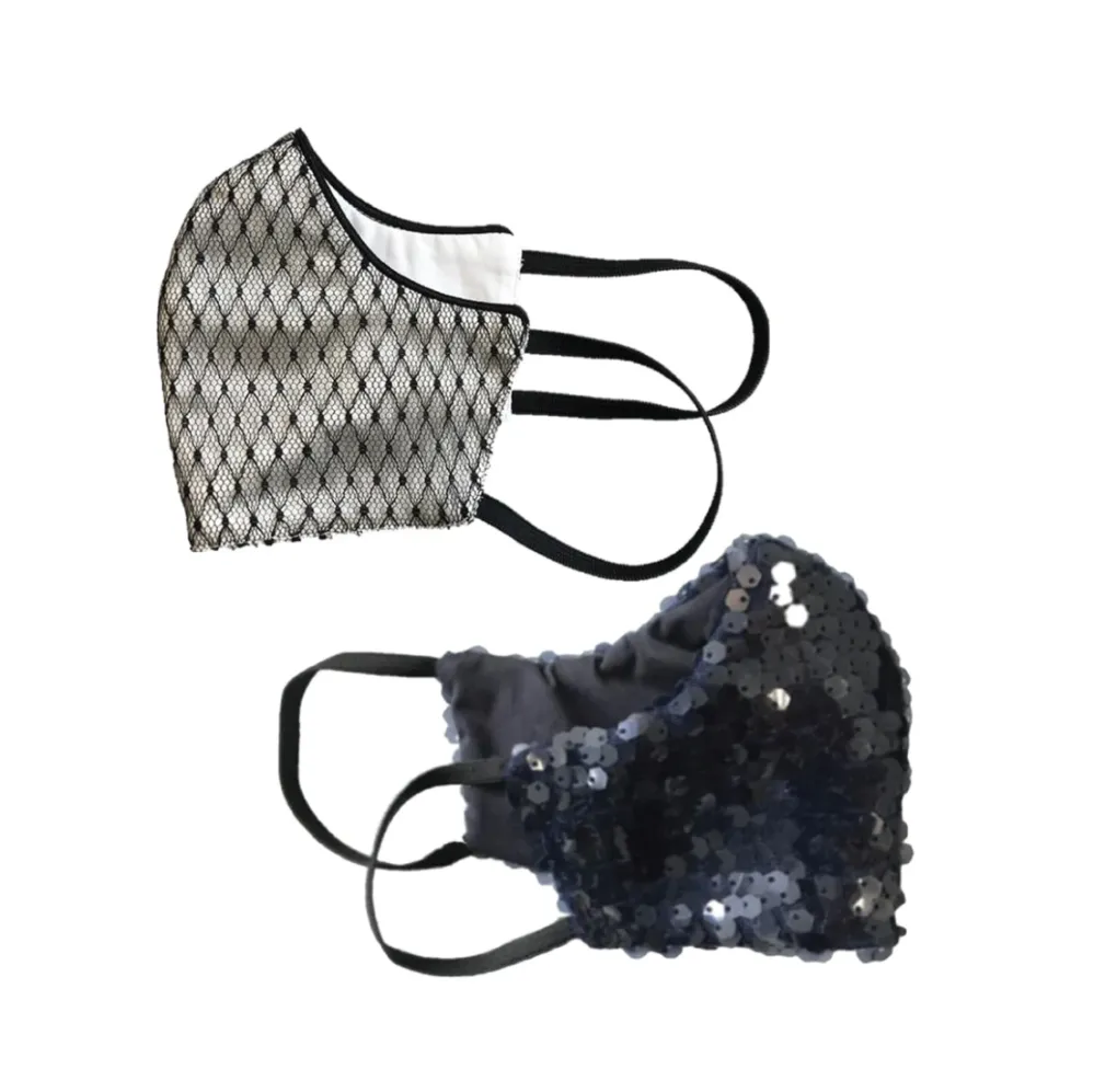 Lainiere Health | Magnolia and Moon Flower Cotton Fashion Face Mask (2-Pack)