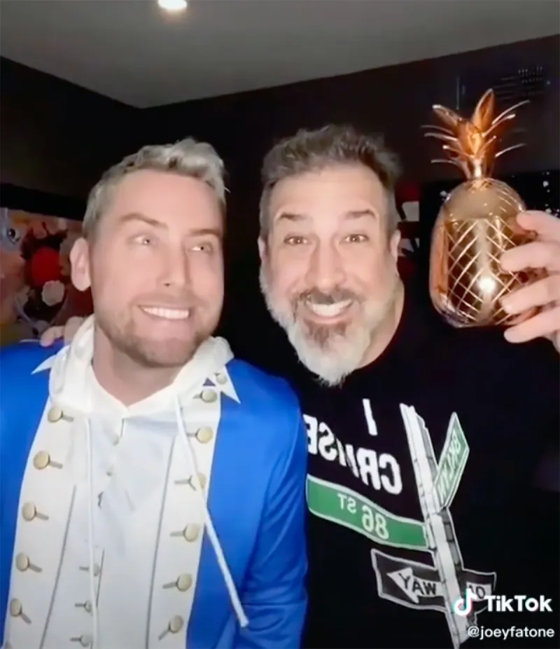 Lance Bass and Joey Fatone Troll Chris Kirkpatrick Over His NSYNC Hair