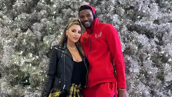 Larsa Pippen and Malik Beasley Pose in Front of Christmas Tree Amid Ongoing Romance Drama