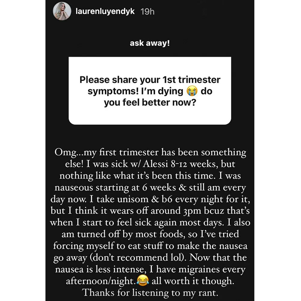 Lauren Burnham Details Her Most Intense Pregnancy Symptoms