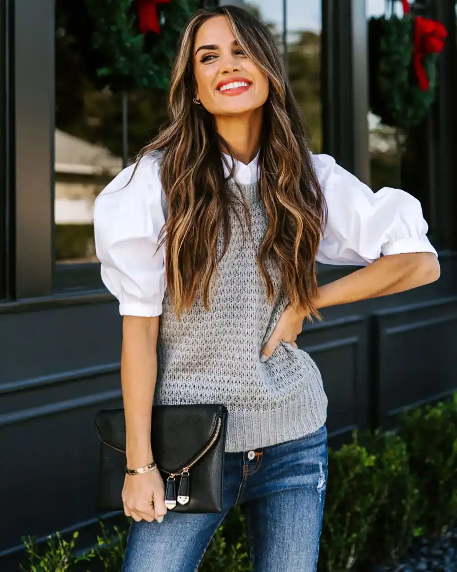 Layering Made Easy With The Newest Trend: Contrast Tops!