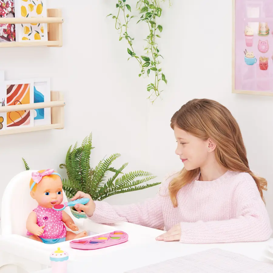 Mealtime Magic Mia Interactive Feeding Doll