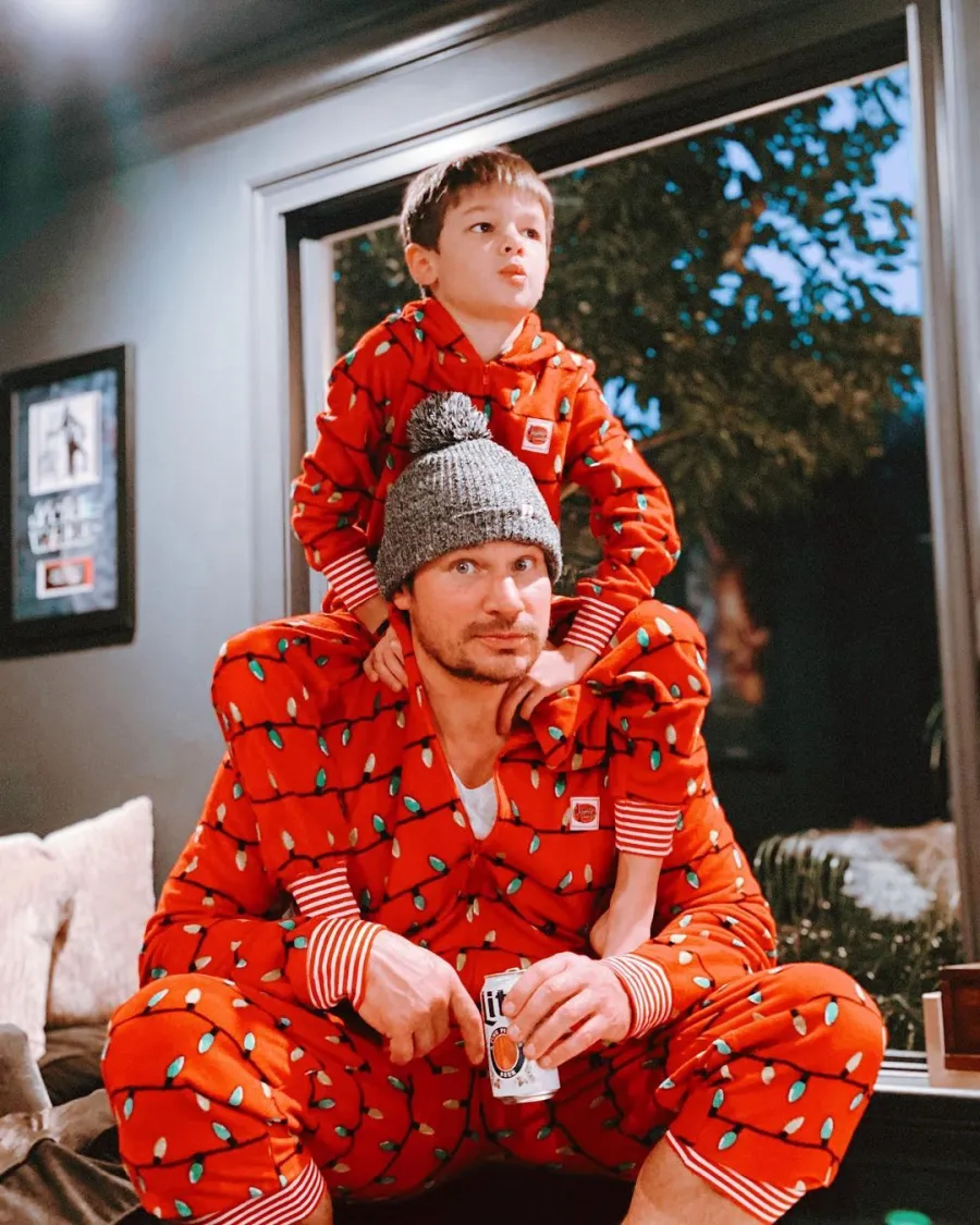 Nick Lachey Matching Pajamas