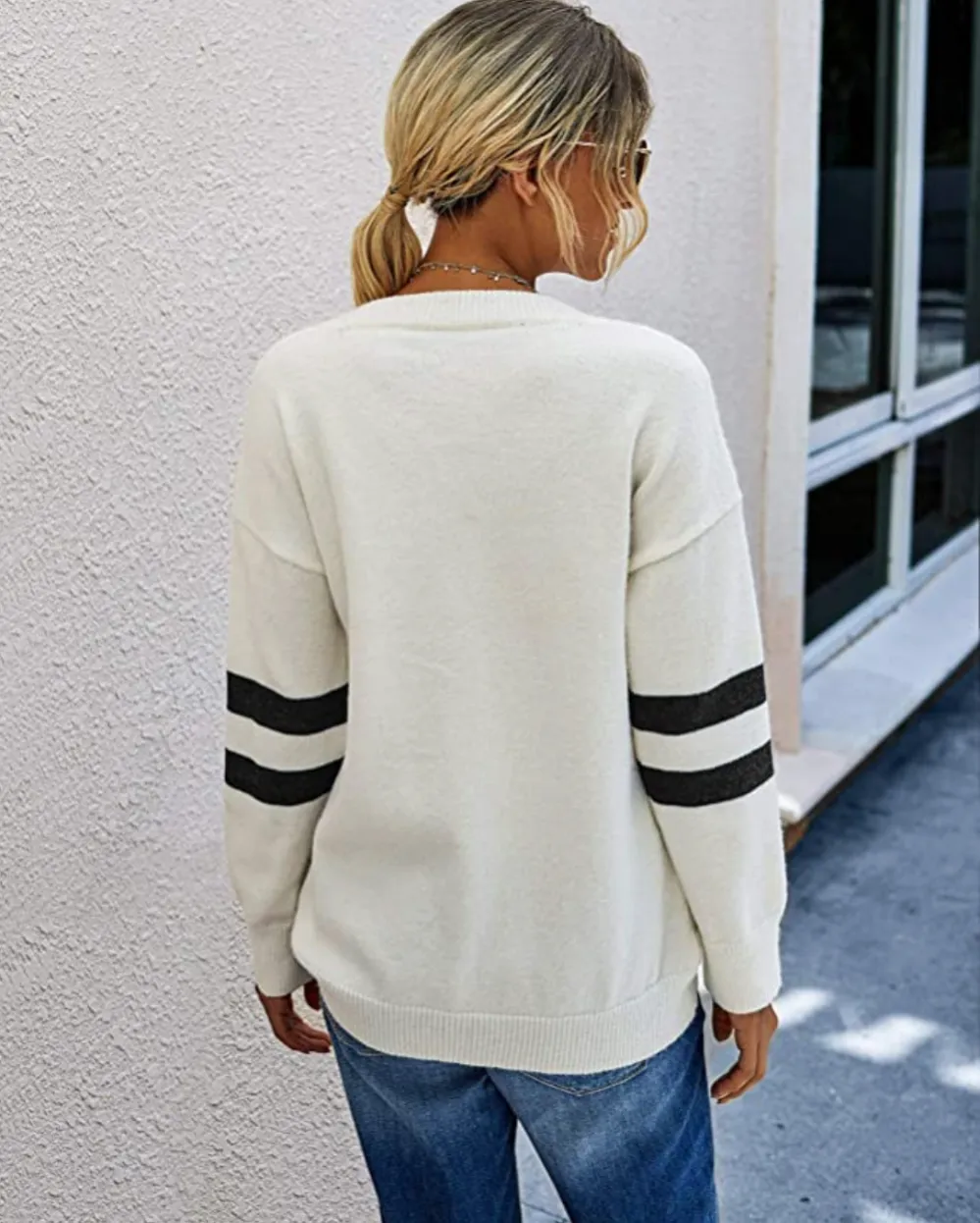 PRETTYGARDEN Women&rsquo;s Casual Long Sleeve Knitted Color Block Sweater