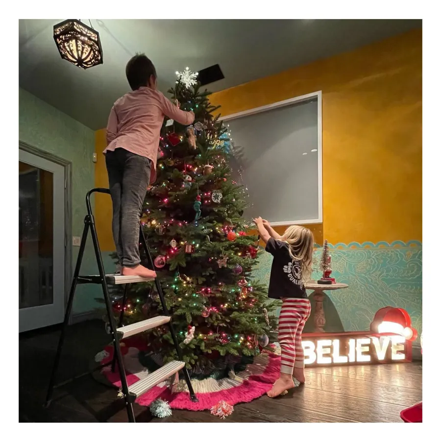 Pink and Carey Hart Christmas Tree