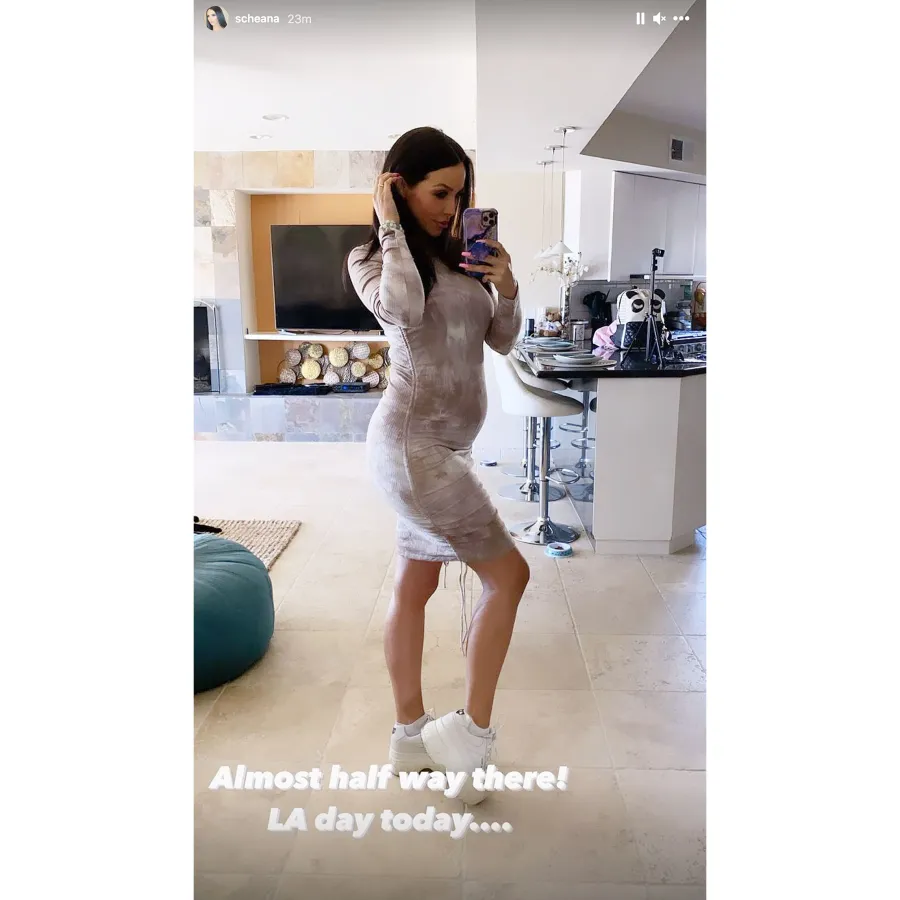 Pregnant Scheana Shay Baby Bump Half Way