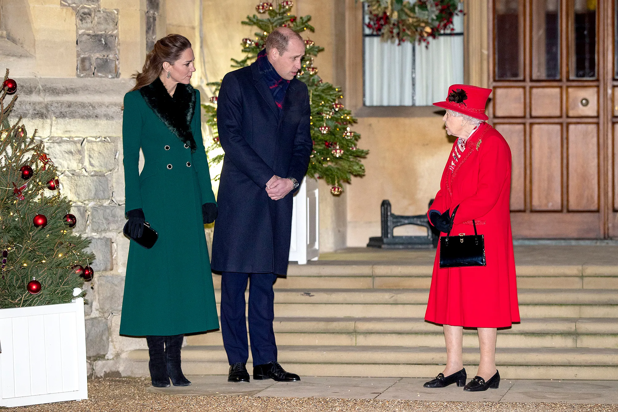 Prince William Kate Reunite With the Queen From 6 Feet Away After Trip