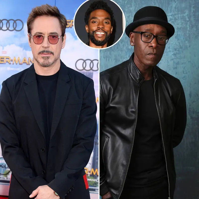 Robert Downey Jr. and Don Cheadle Honor Chadwick Boseman at MTV Movie TV Awards 2020 p