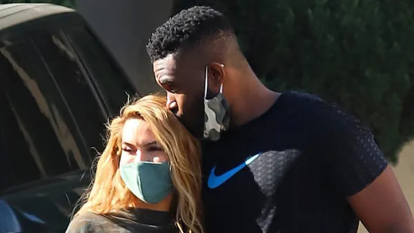 Selling Sunset’s Chrishell Stause and DWTS’ Keo Motsepe Show PDA After Hitting the Gym Together