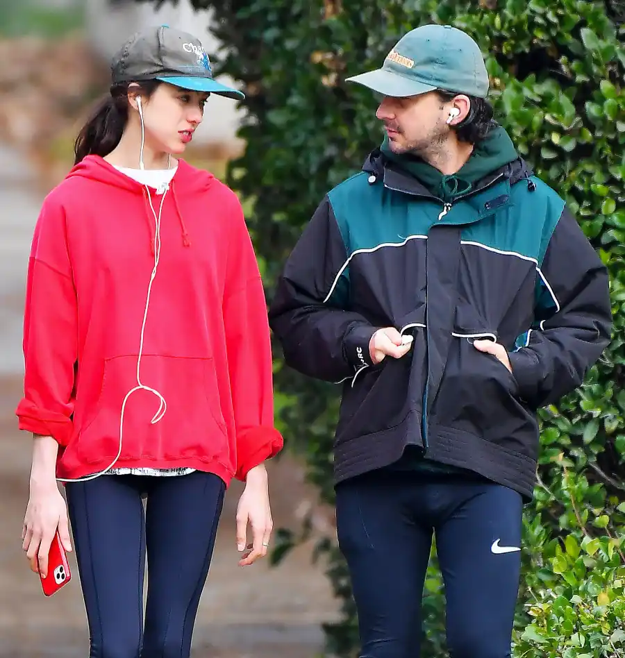 Shia LaBeouf Margaret Qualley Go Jog Amid Scandal