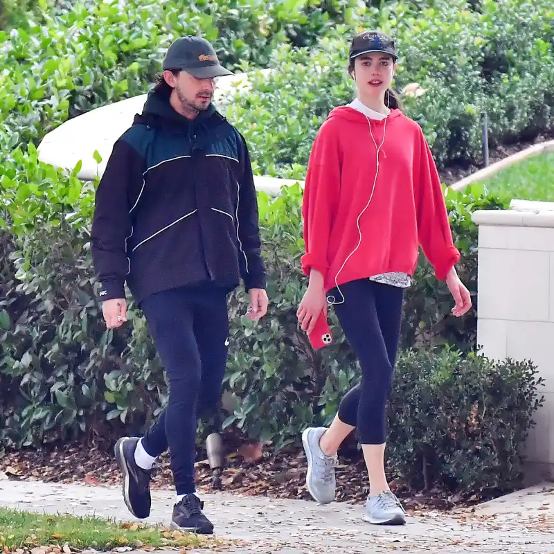 Shia LaBeouf Margaret Qualley Go Jog Amid Scandal