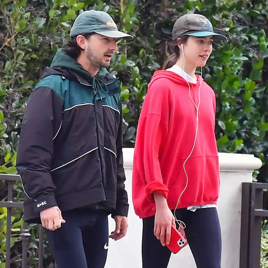 Shia LaBeouf Margaret Qualley Go Jog Amid Scandal