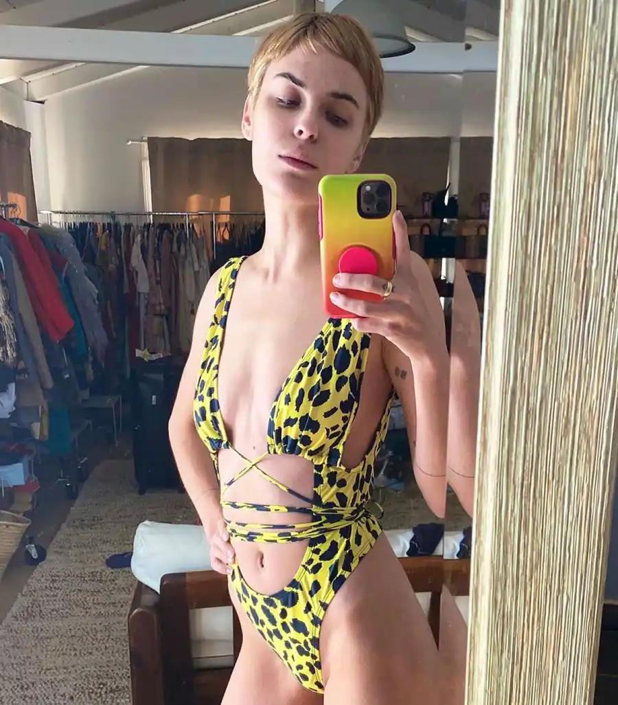 Tallulah Willis Rocks the Coolest (and Skimpiest!) Animal Print One-Piece