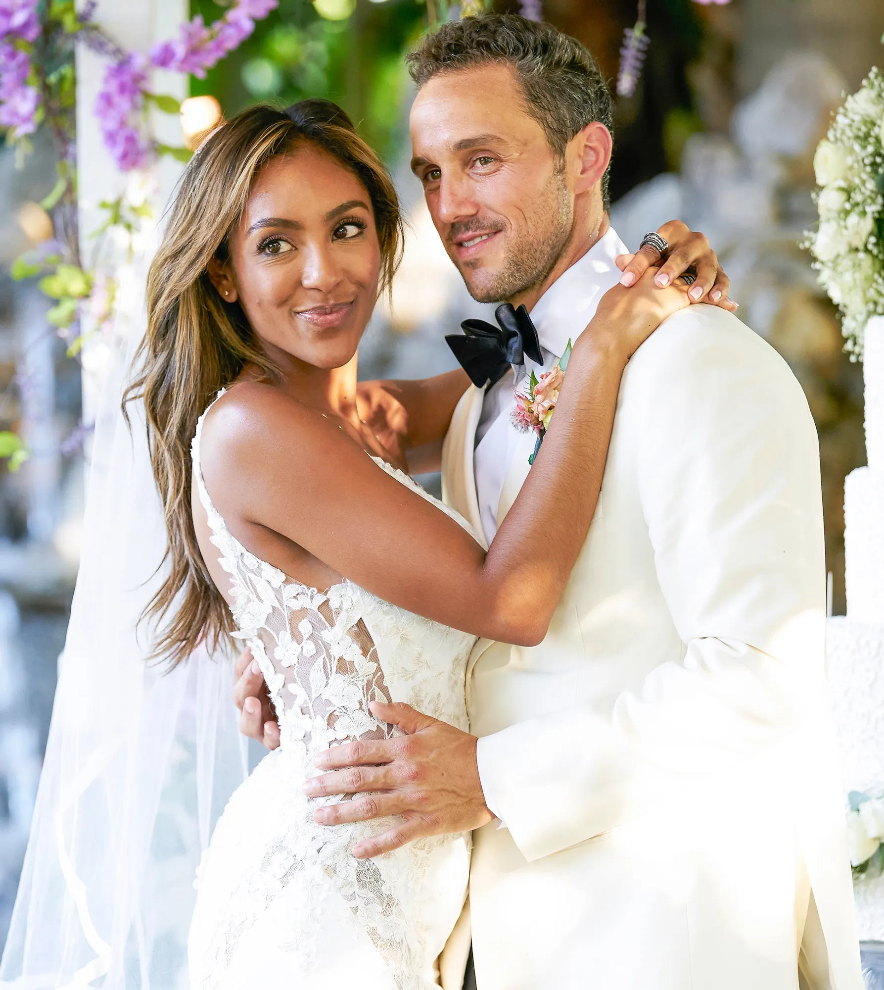 Tayshia Adams and Zac Clark Give an Update on His Relationship With Her Dad