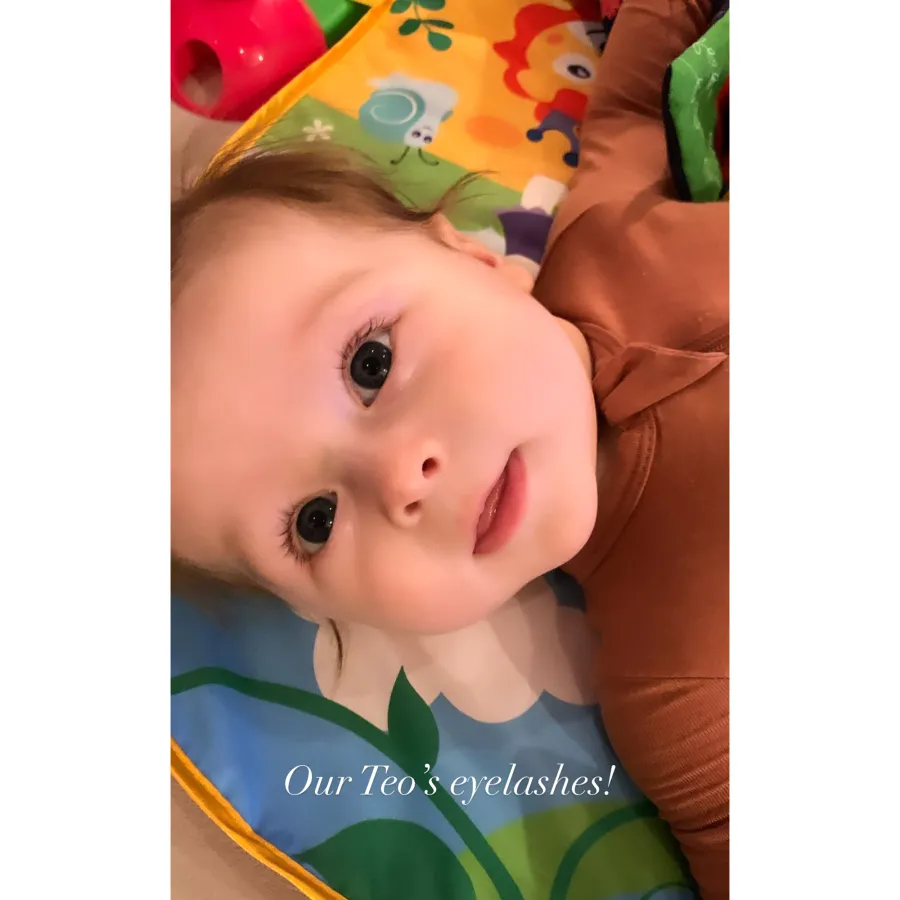 Those Lashes Nikki Bella Artem Chigvintsev Son Matteo Baby Album