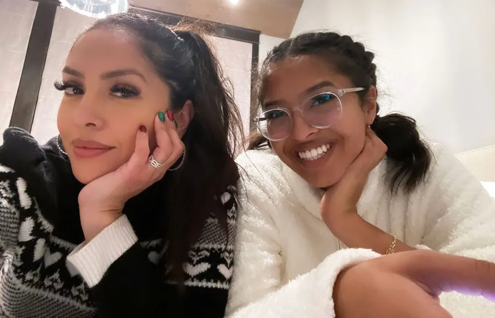 Vanessa Bryant's Daughter Natalia Sprains Finger and Wrist Skiing: 'Payback for Making Fun of' Dad Kobe Bryant