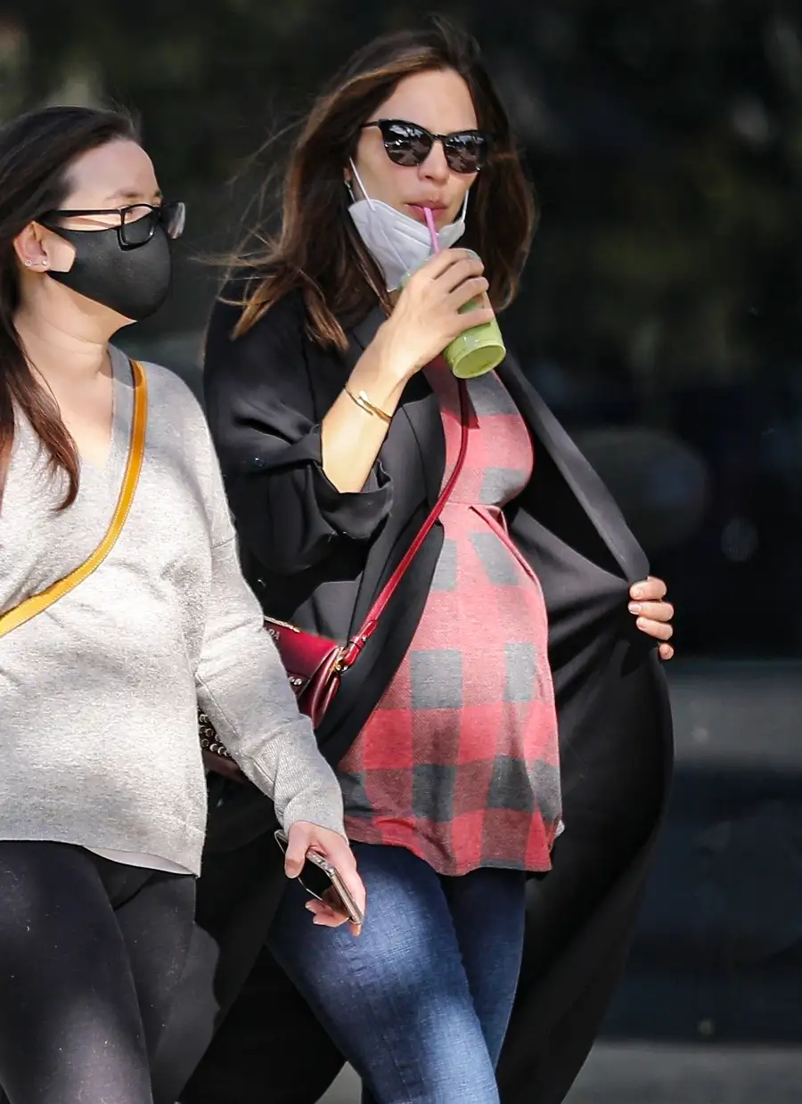Pregnant Katharine McPhee Shows Baby Bump Progress on Matcha Run