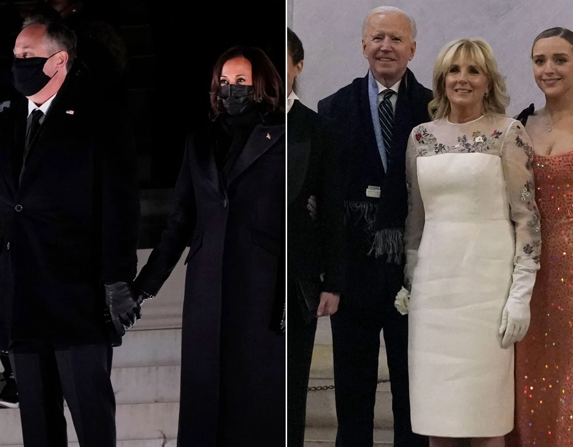 All the Details on Kamala Harris and Dr. Jill Biden Inauguration Night Looks