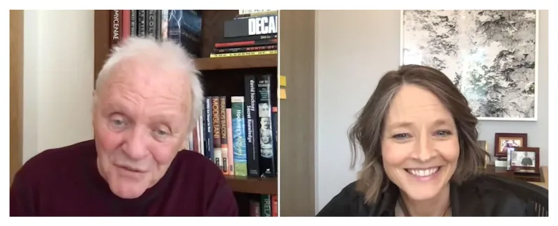 Anthony Hopkins and Jodie Foster Reuniting Over Video-Chat During Coronavirus Quarantine