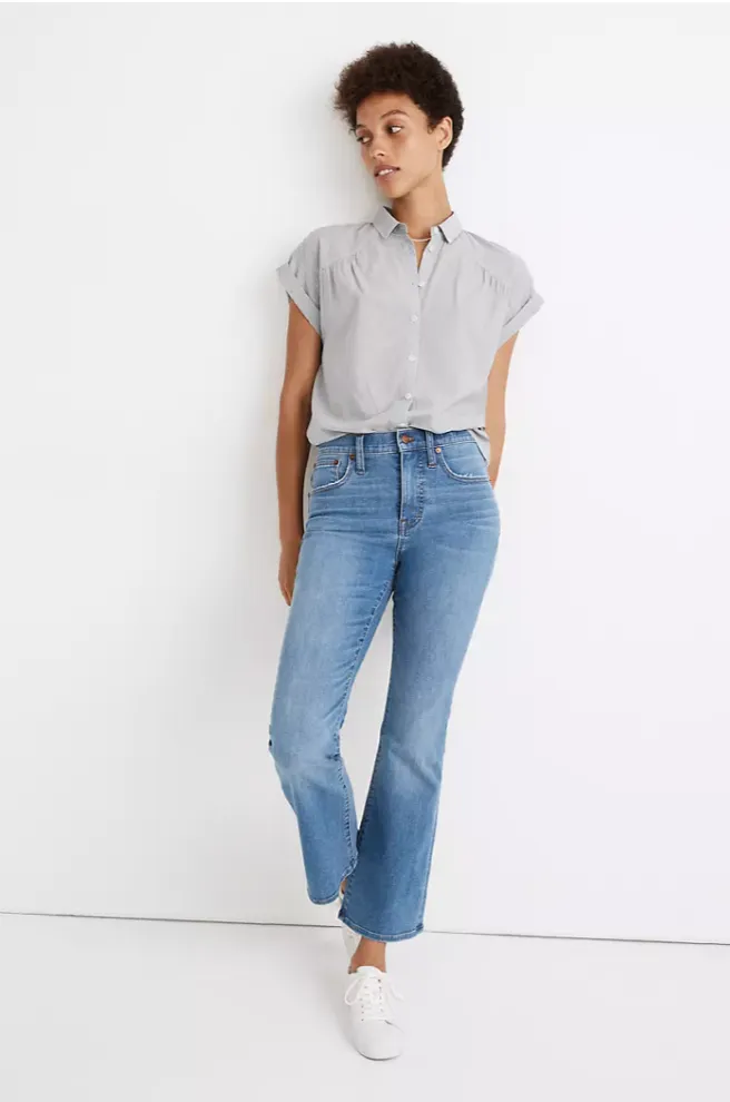 Cali Demi-Boot Jeans in Timpson Wash