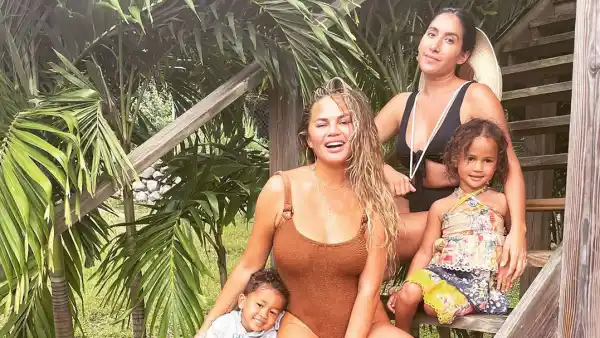 Chrissy Teigen Rewears a Favorite One-Piece Swimsuit