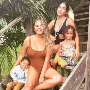 Chrissy Teigen Rewears a Favorite One-Piece Swimsuit