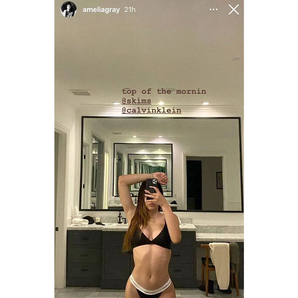 Did Amelia Hamlin Take Underwear Selfie Scott Disick Bathroom