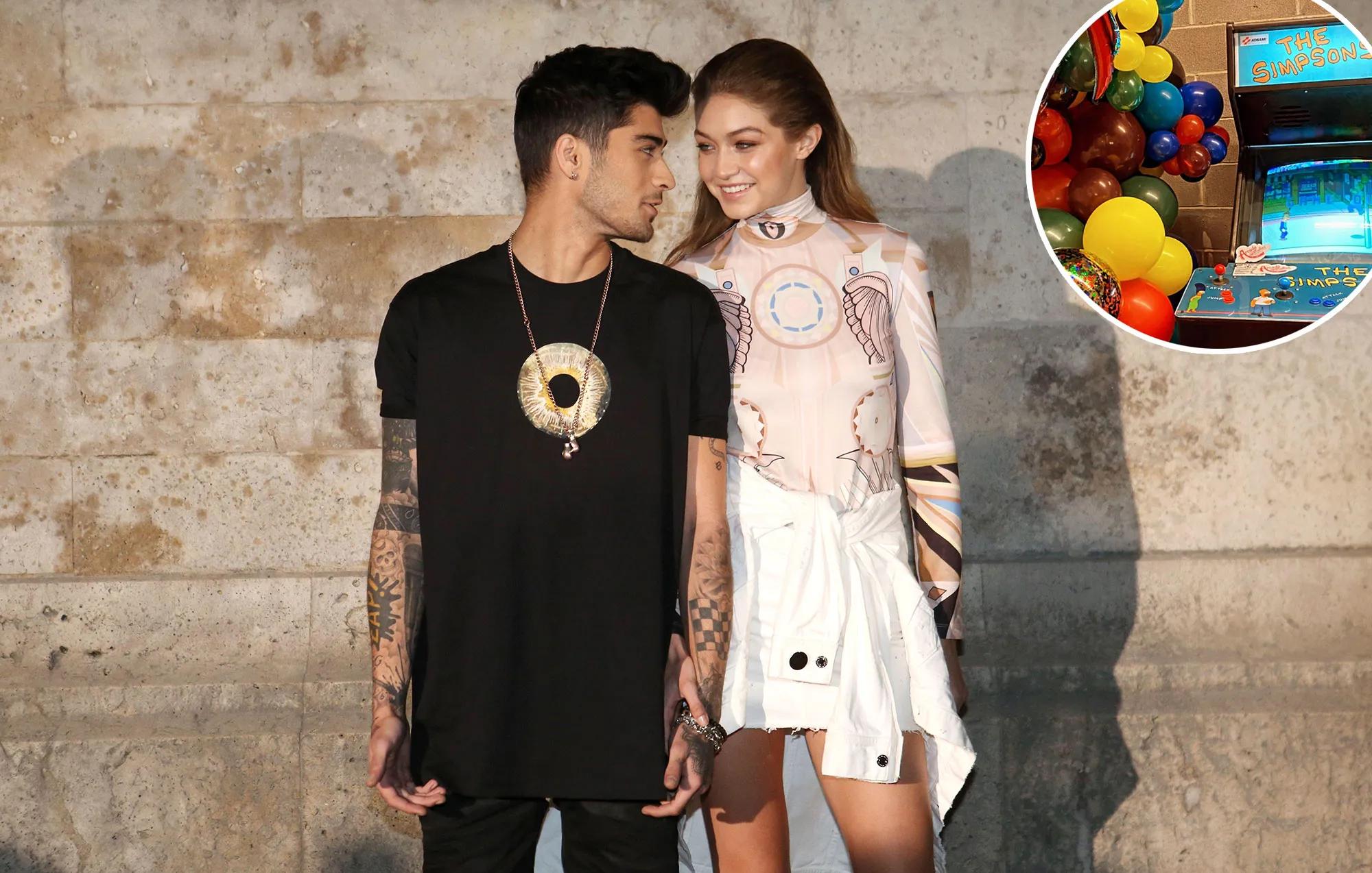 Gigi Hadid Zayn Malik Video Game-Themed Birthday Party