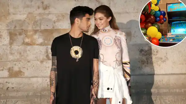 Gigi Hadid Zayn Malik Video Game-Themed Birthday Party