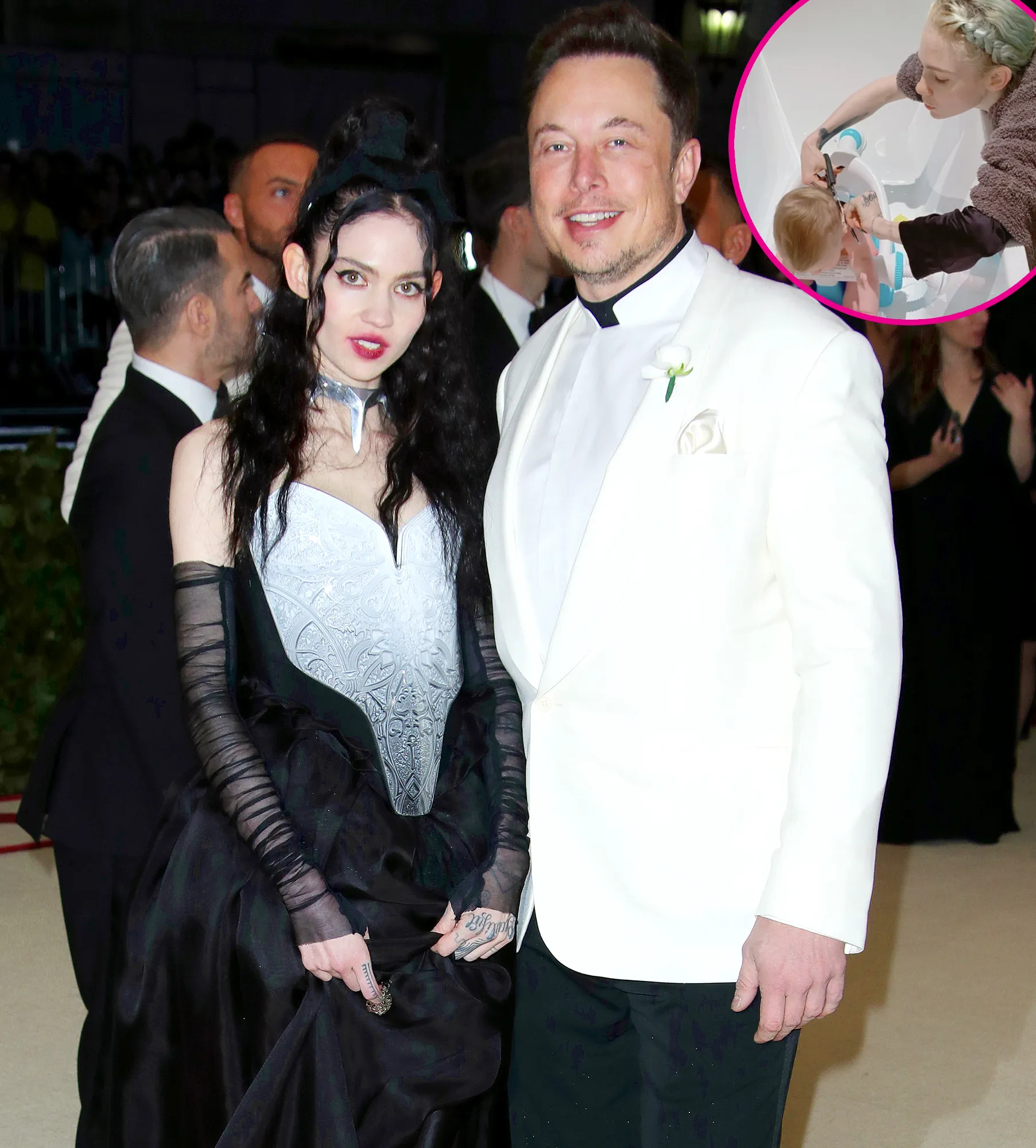 Grimes Gives Her and Elon Musk’s 8-Month-Old Son X AE X-II 1st Haircut p