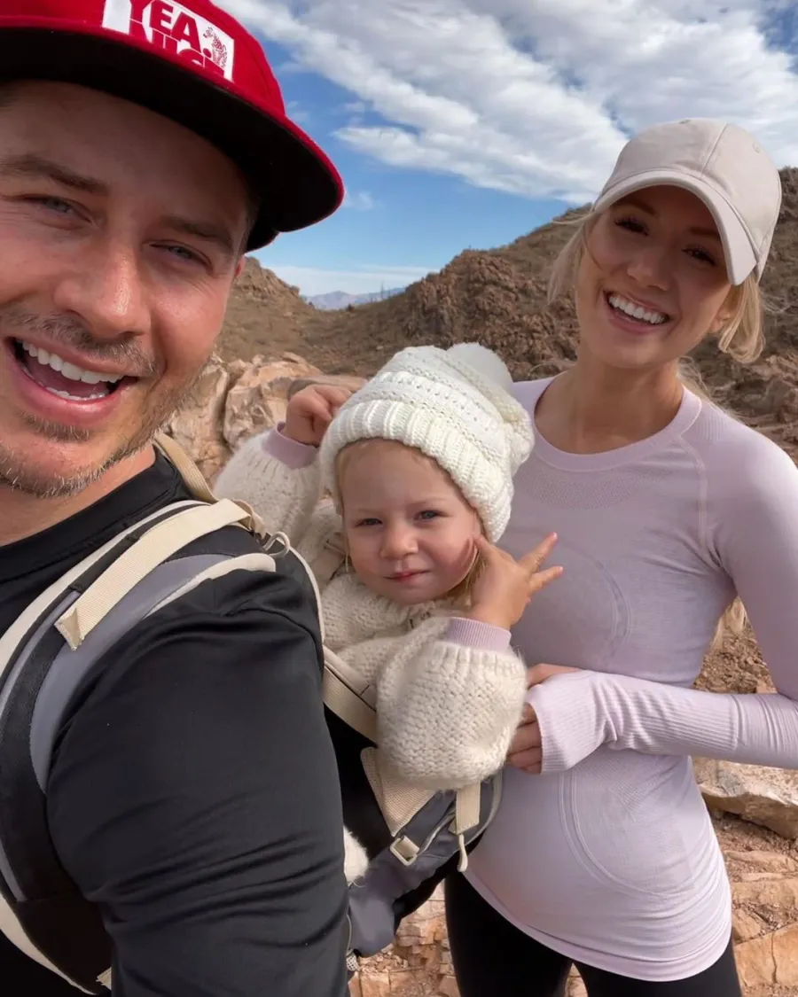Happy Hiking Lauren Burnham Baby Bump Album Ahead of Welcoming Twins