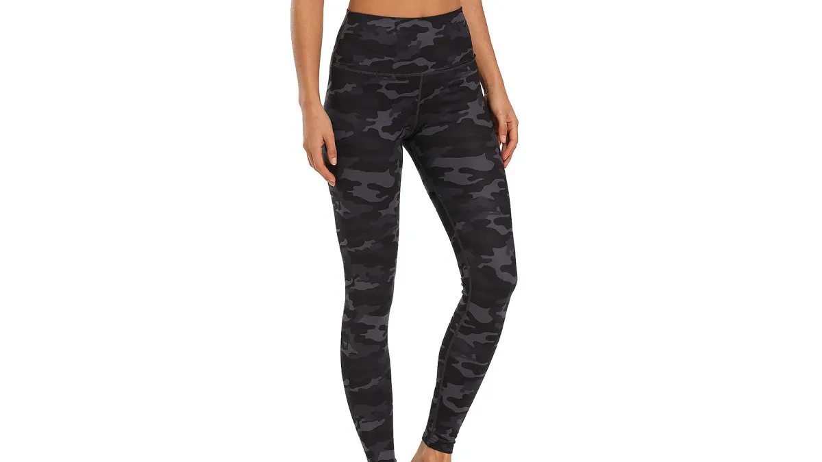 Houmous Women's Buttery Soft Printed Leggings High Waisted Full-Length Yoga Pants