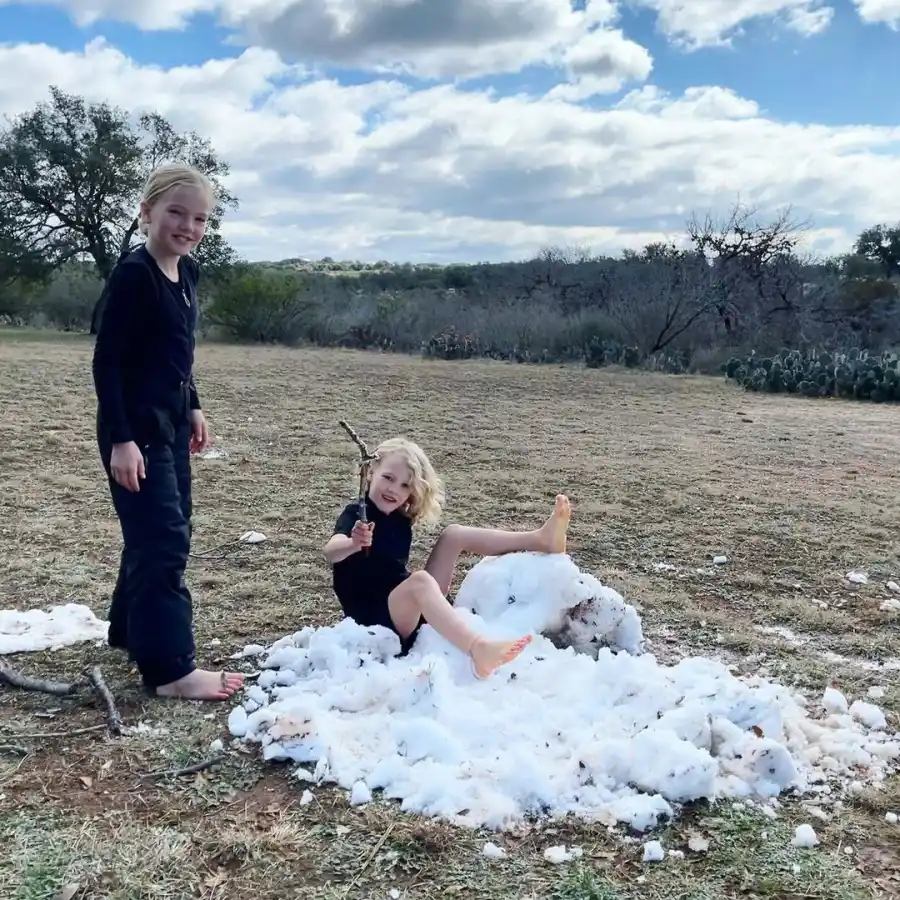 James Van Der Beek Magic Texas Snow Day