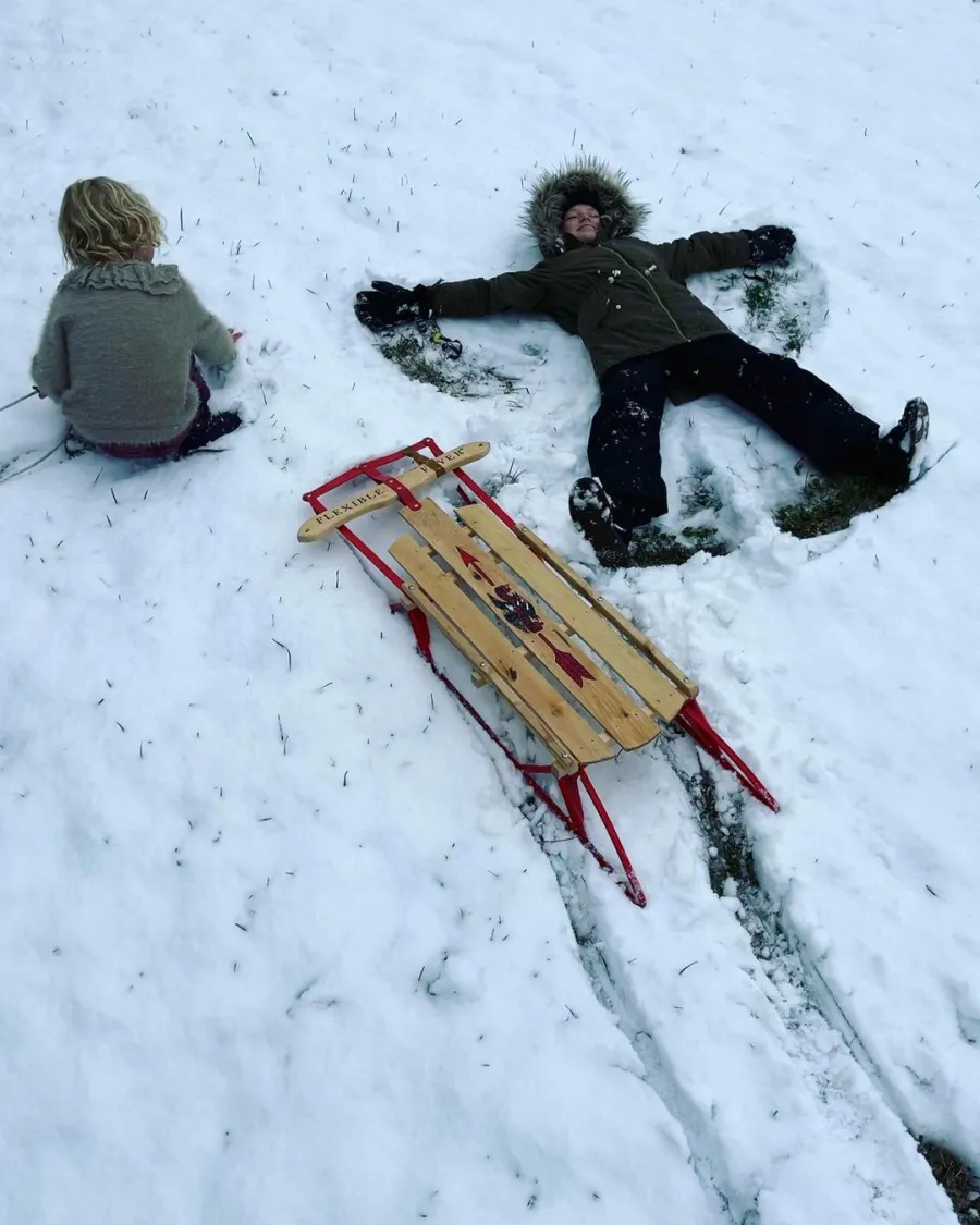 James Van Der Beek Magic Texas Snow Day