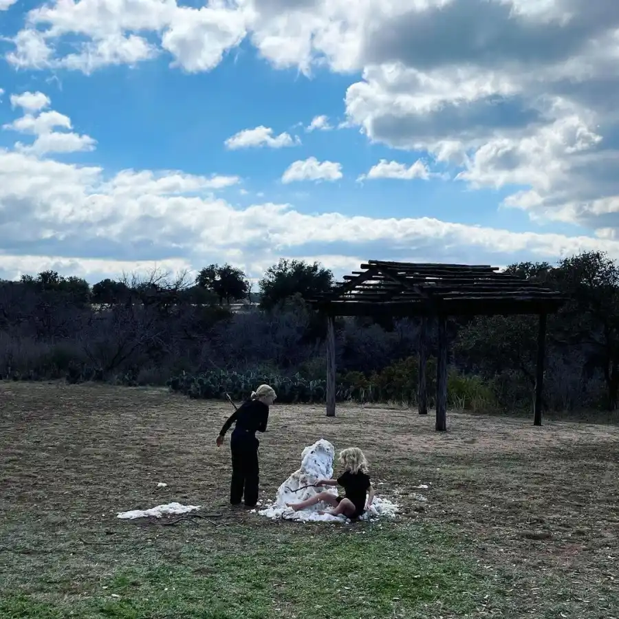James Van Der Beek Magic Texas Snow Day