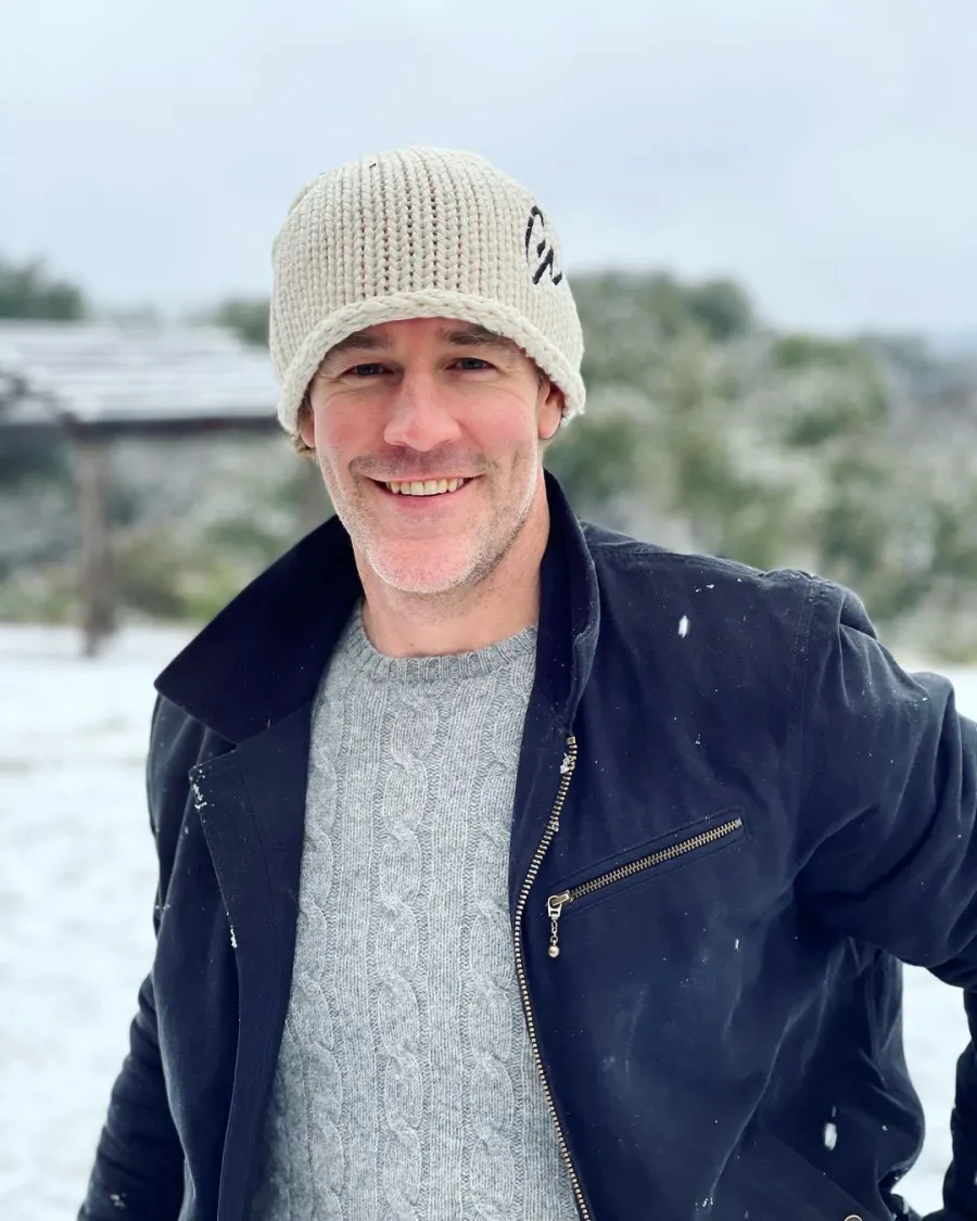 James Van Der Beek Magic Texas Snow Day
