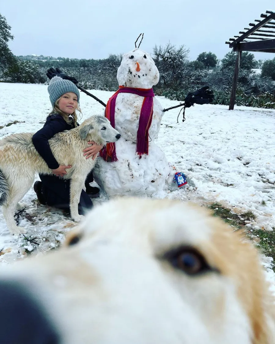 James Van Der Beek Magic Texas Snow Day