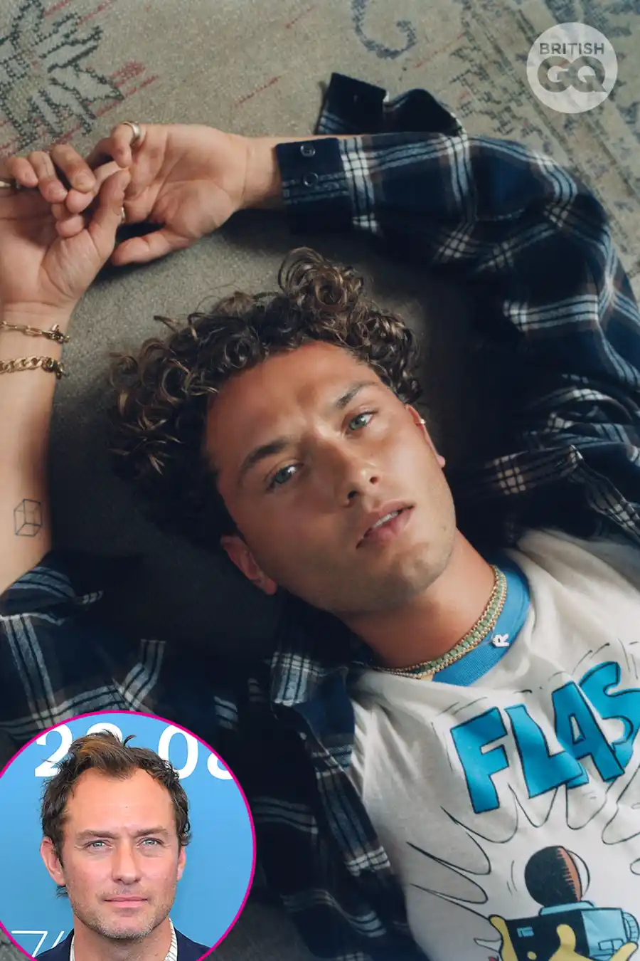 Jude Law and Raff Law Look-Alike Kids