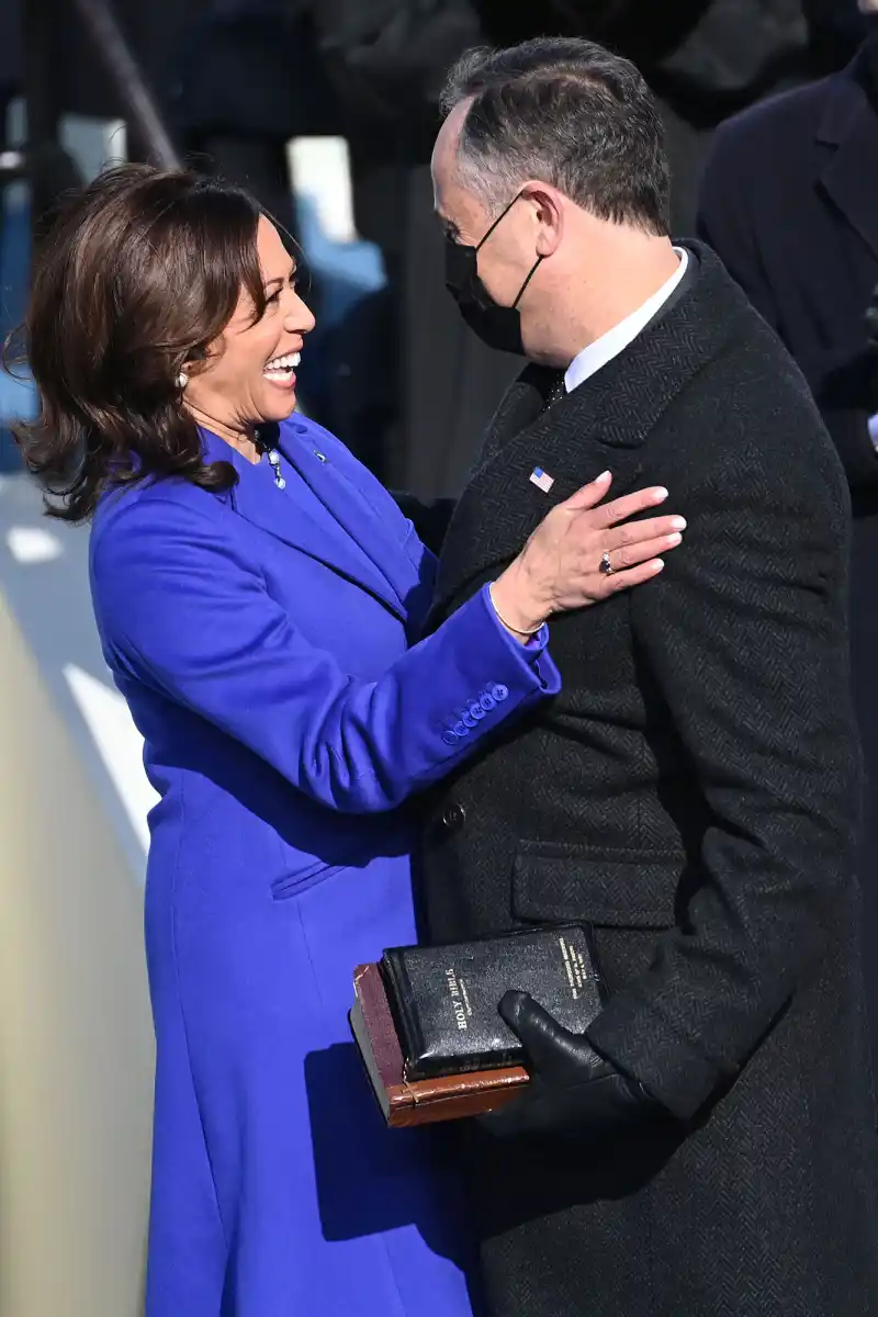 Kamala Harris and Doug Emhoff Joe Biden 2021 Inauguration