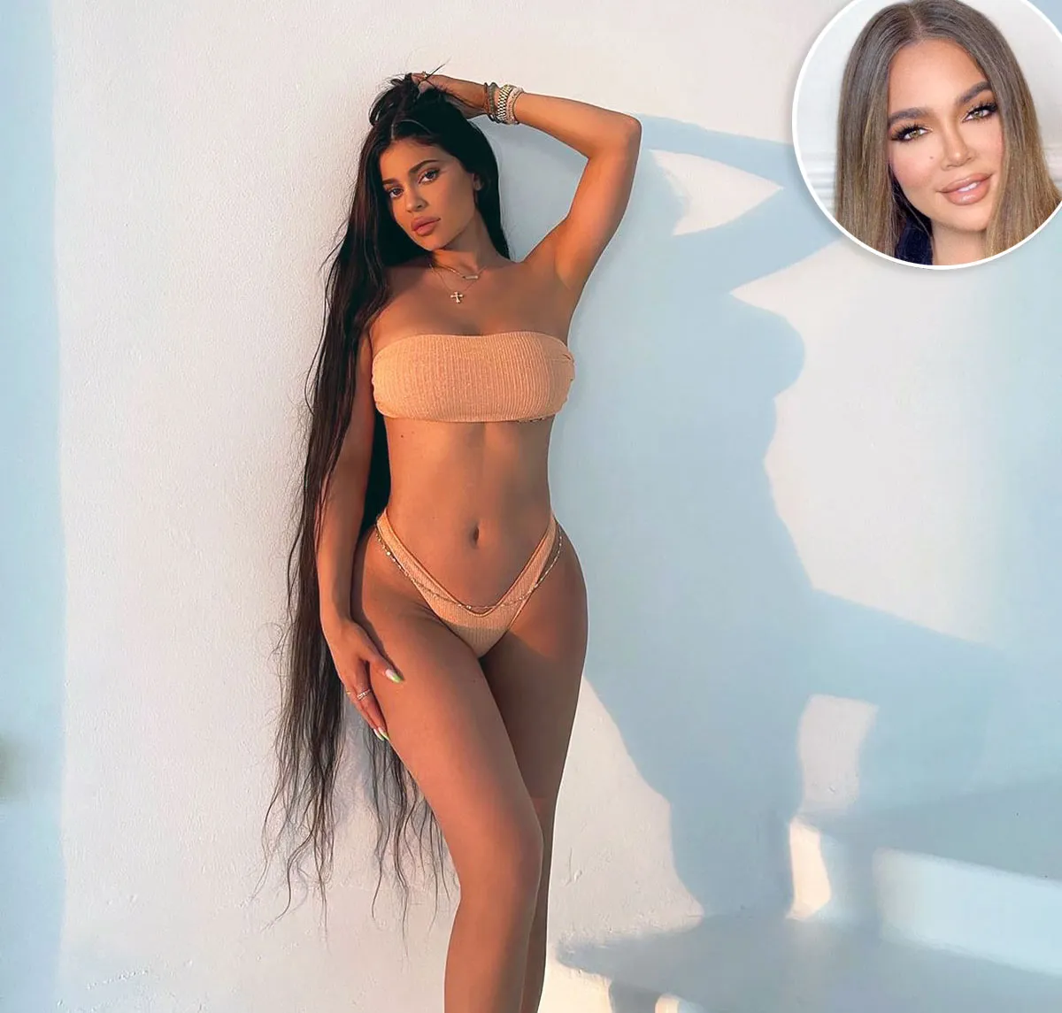 Khloe Kardashian Says She 'Literally Doesn't Think She Can Handle' Kylie Jenner's Crazy Hot Bikini Snap