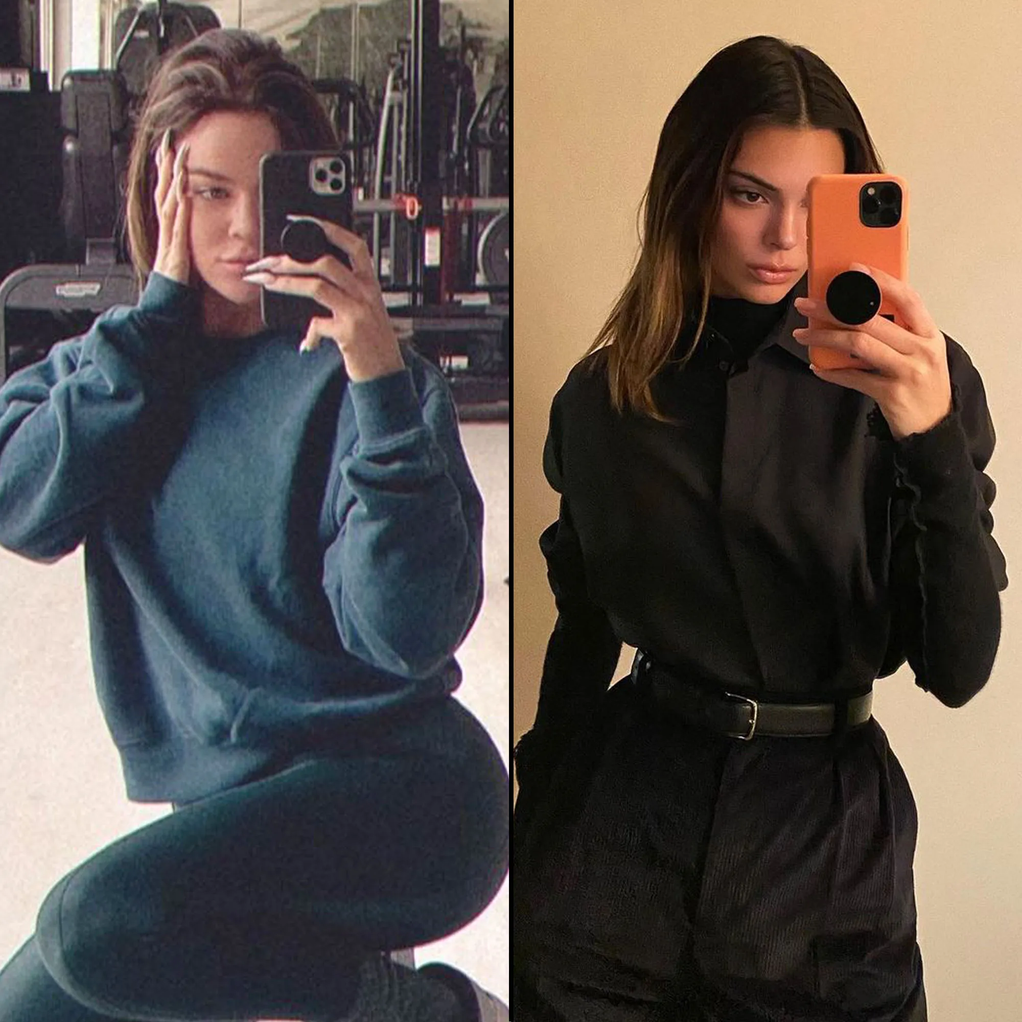 Khloe Kardashian Fans Mistake Her for Sister Kendall Jenner in Workout Selfie