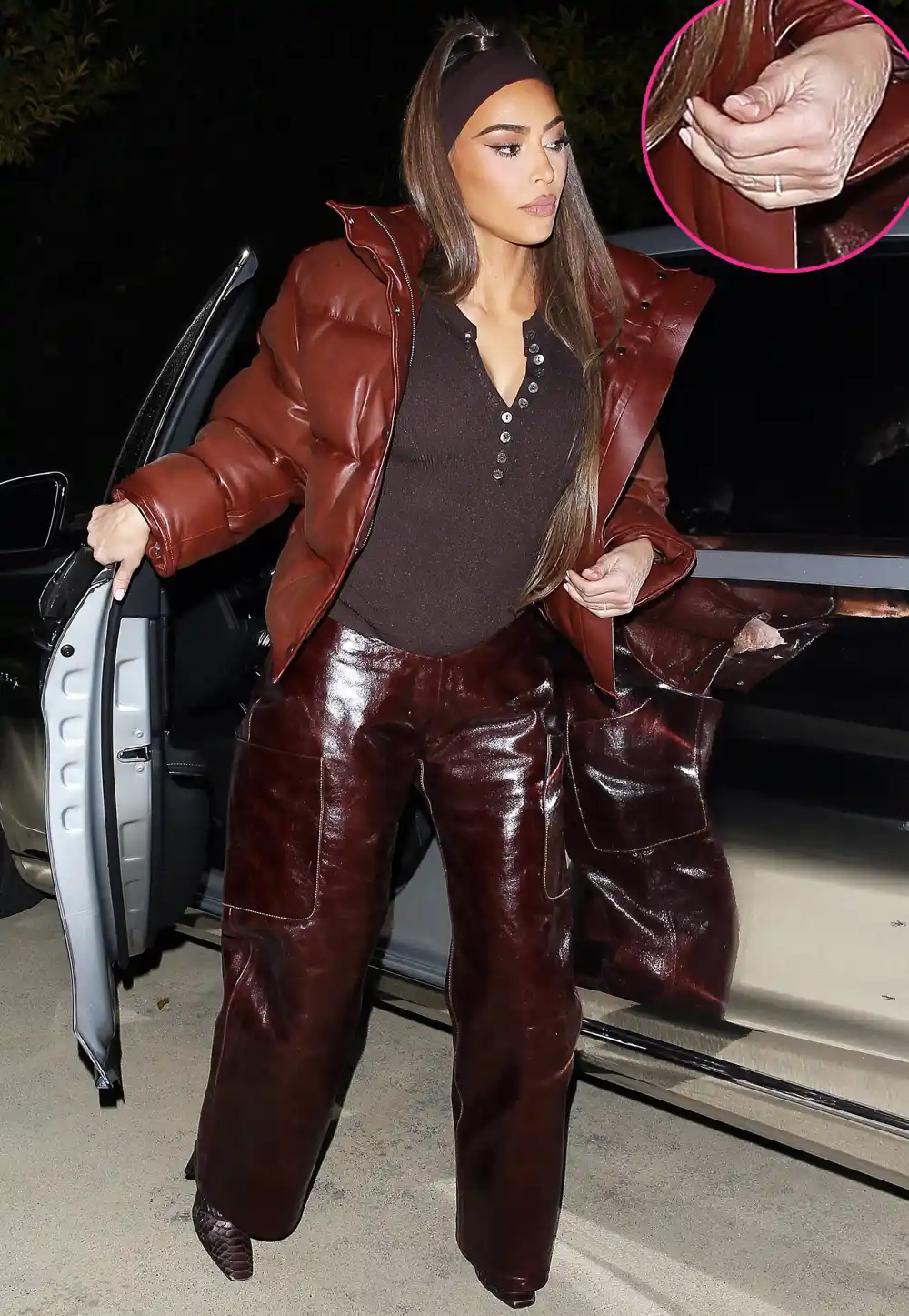 Kim Kardashian Spotted Wearing Wedding Band as Kanye West Divorce Looms