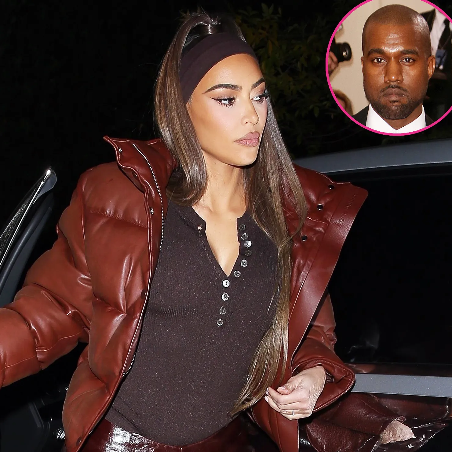 Kim Kardashian Spotted Wearing Wedding Band as Kanye West Divorce Looms